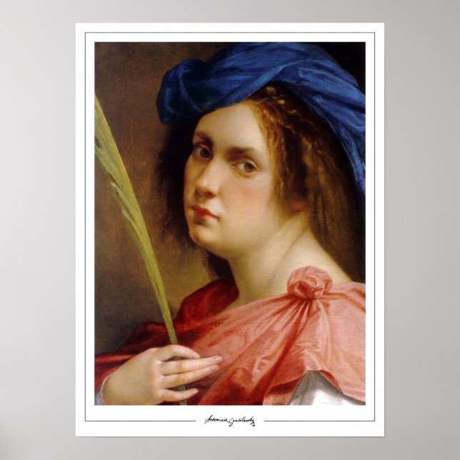 Artemisia Gentileschi Zedign konstaffisch #64 Poster (Framsidan)