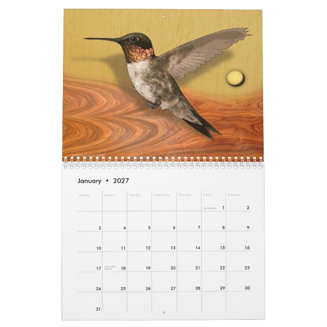 arteologydjurliv 2009 kalender (Jan 2027)