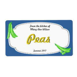 Ärter Canning Fraktsedel