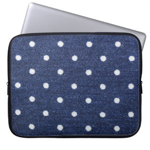 Ärter frimärke: denim-väv struktur. laptop fodral