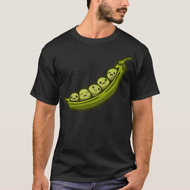 Ärter I En Bälg T Shirt (Framsida)