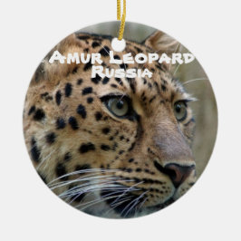 Arter i serien Amur Leopard Julgransprydnad Keramik