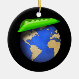 Ärter på jorden - fred på jorden Helgdag Julgransprydnad Keramik