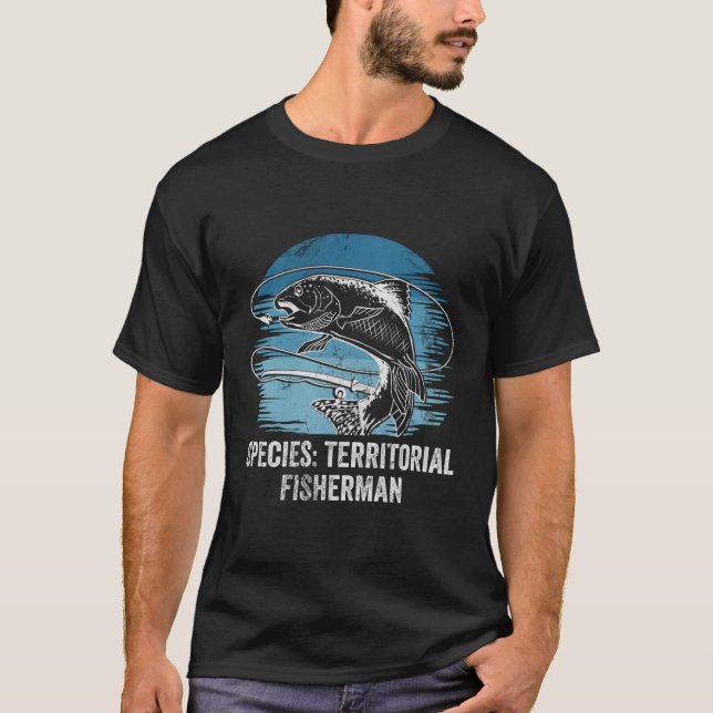 Arter Territoriell introduktion av fiskeantis T Shirt (Framsida)