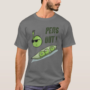 Ärter ut från Hand plockade-Tecknad, udda puns-, S T Shirt