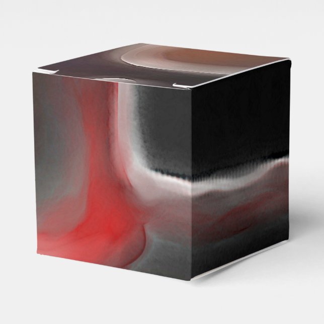 Arteriell motif: Abstrakt Black, White & Red Presentaskar (Framsidan Sidan)