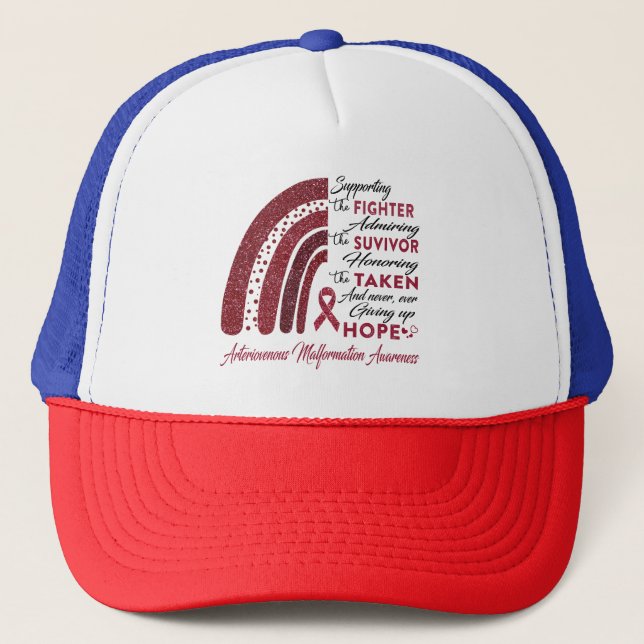 Arteriovenous Malformation Warrior Support Keps (Framsida)