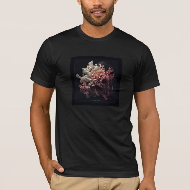 Artery Aches — gotisk blomskalle t-shirt (Framsida)
