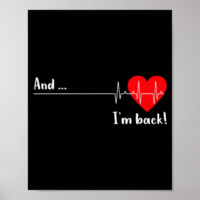 Artery Open, Heart Diseases Surgery Heartbeat  Poster (Framsidan)