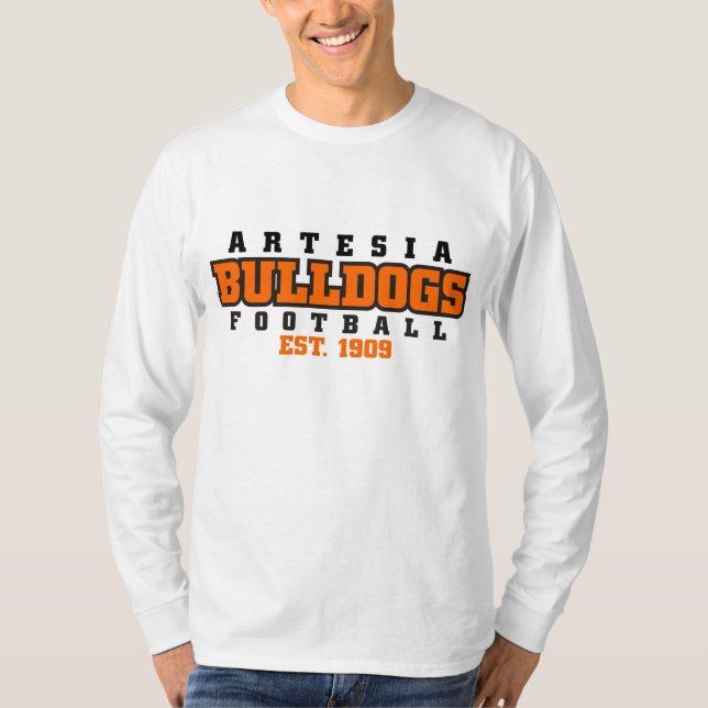 Artesia Bulldog "Bold" Shirt T Shirt (Framsida)