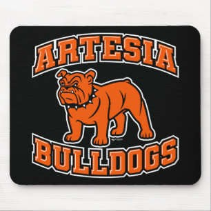 Artesia Bulldog "Orange Hund" Mouse Pad Musmatta