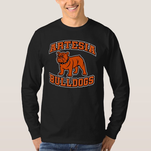 Artesia Bulldog "Orange Hund" T-shirt (Framsida)