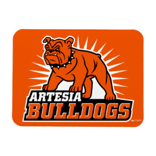 Artesia Bulldog Primär Logotyp Flexible Magnet