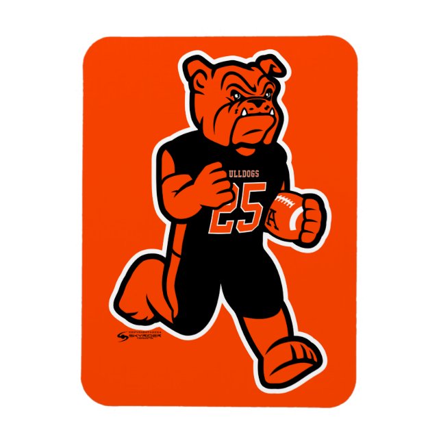 Artesia Bulldog Touchdown Magnet (Vertikal)