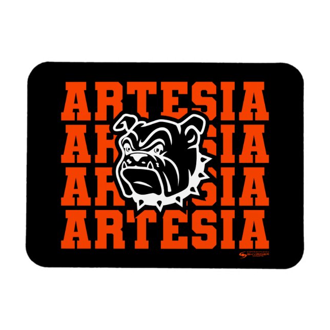 Artesia Bulldog Tradition Magnet (Horisontell)