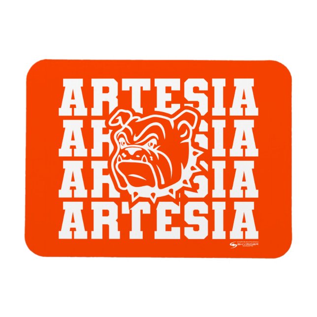 Artesia Bulldog Tradition Magnet (Horisontell)
