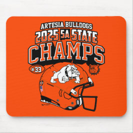 Artesia Bulldogs 2025 State Champs Mouse Pad Musmatta