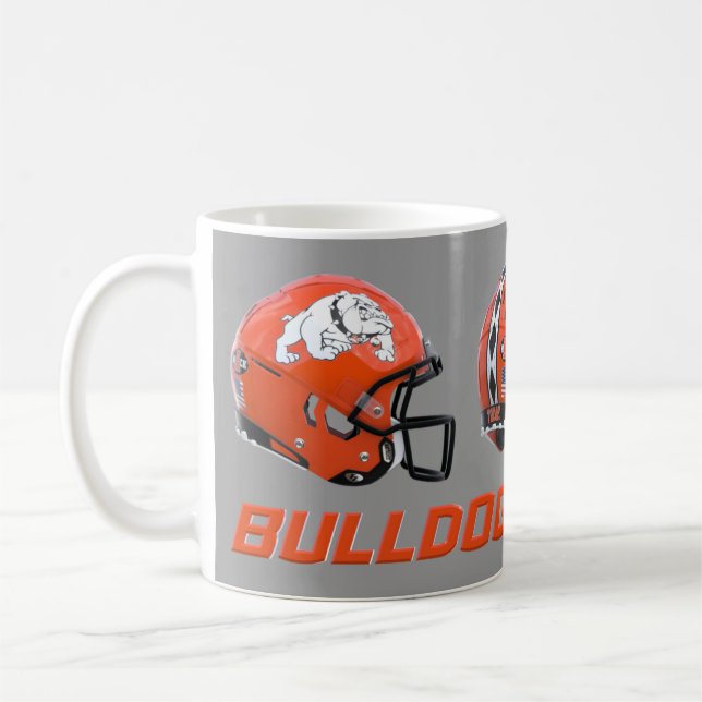 Artesia Bulldogs Football Helmet Kaffemugg (Vänster)
