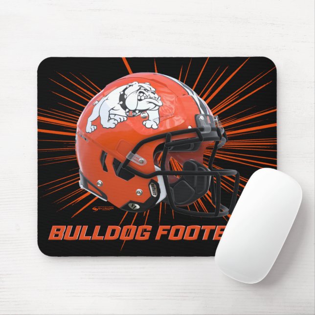 Artesia Bulldogs Football Helmet  Mouse Pad Musmatta (Med mus)