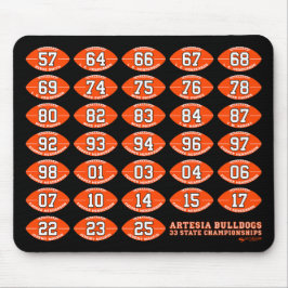 Artesia Bulldogs Football State Champs Mousepad Musmatta