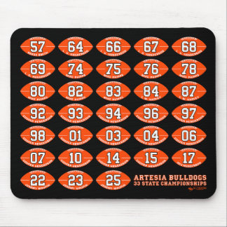 Artesia Bulldogs Football State Champs Mousepad Musmatta