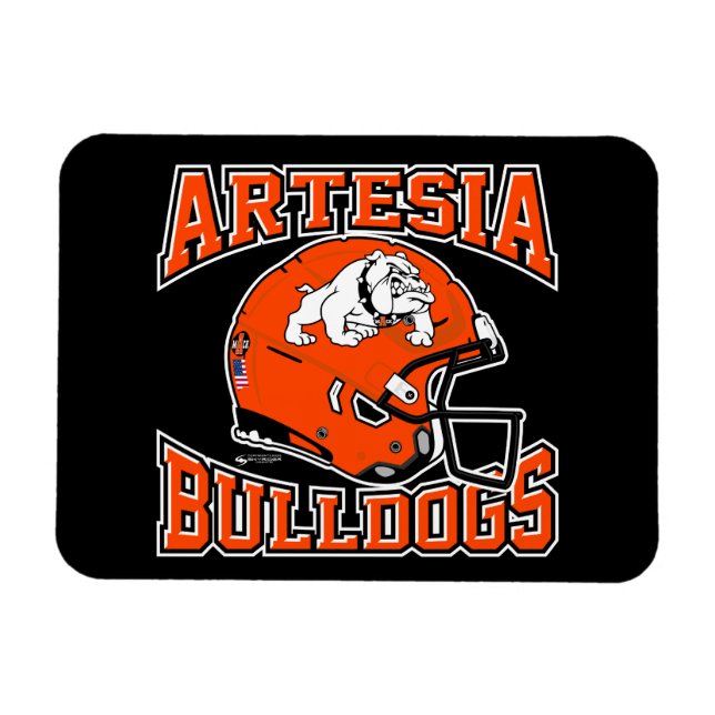 Artesia Bulldogs Heritage Magnet (Horisontell)