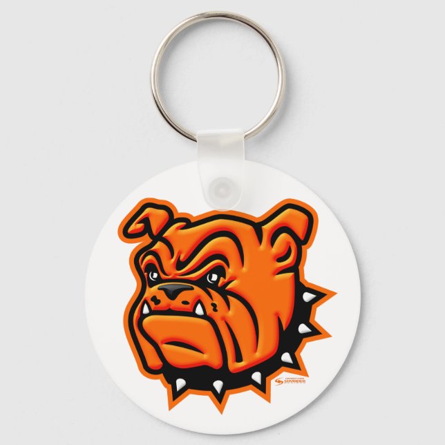 Artesia Bullhund Keychain Nyckelring (Framsida)