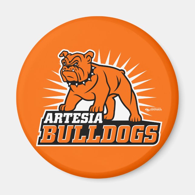 Artesia Bullhund Magnet (Framsidan)