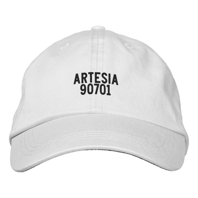 ARTESIA Kalifornien Hatt Broderad Keps (Framsida)
