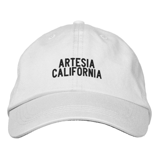ARTESIA Kalifornien Hatt Broderad Keps (Framsida)