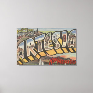 Artesia nya - mexico - stora brevplatser canvastryck