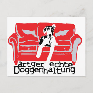 Artfrihållande dogguppfödning vykort