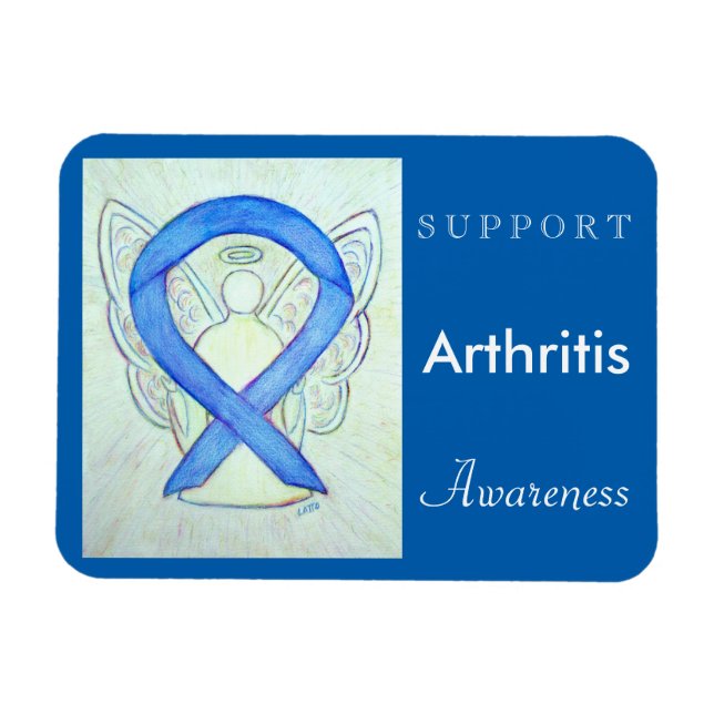 Arthritis Awareness Angel Anpassningsbar Magnet (Horisontell)