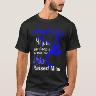 Arthritis Awareness Blue Ribbon Mor Support T Shirt