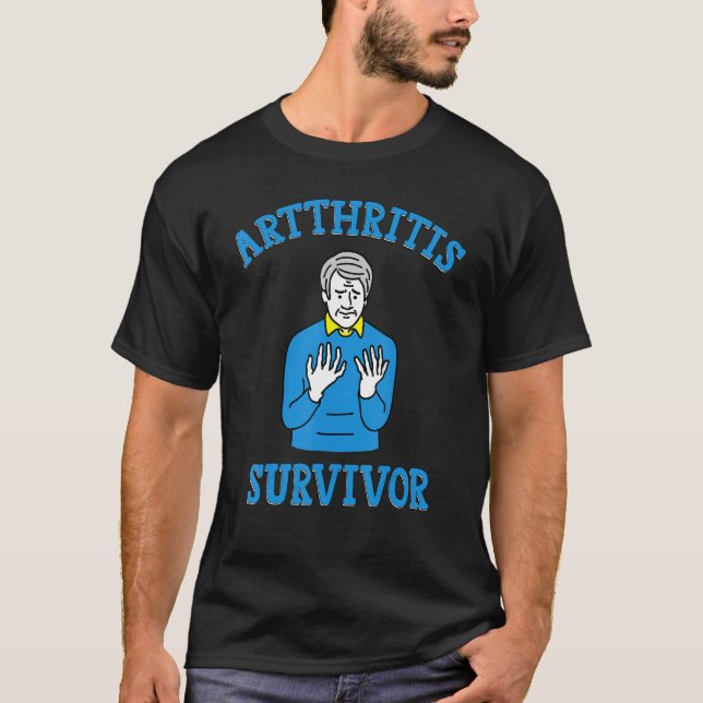Arthritis Survivor Manar T Shirt (Framsida)