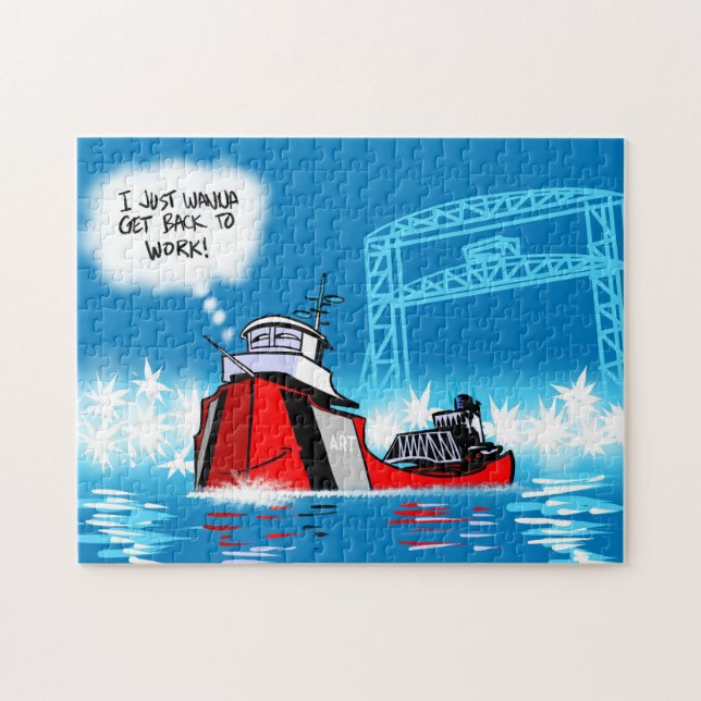 Arthur anderssonbaksida som fungerar pussel (Horisontell)