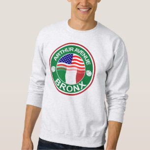 Arthur Ave Bronx italienareamerikan Långärmad Tröja