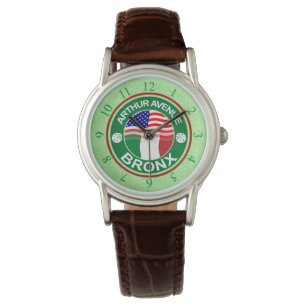 Arthur Ave Bronx italiensk bevakning Armbandsur
