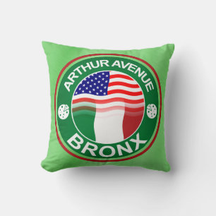 Arthur Ave Bronx Italienska Dekorativ kudde