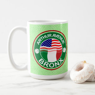 Arthur Ave Bronx Italienska Mugg