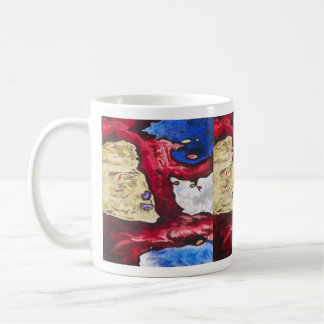 "Arthur Doves 'Träd Forms and Vatten' Art Mugg" Kaffemugg