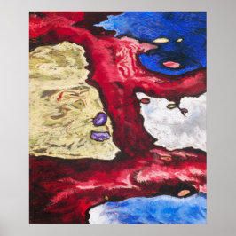 Arthur Doves 'Träd Forms' och Vatten' Poster