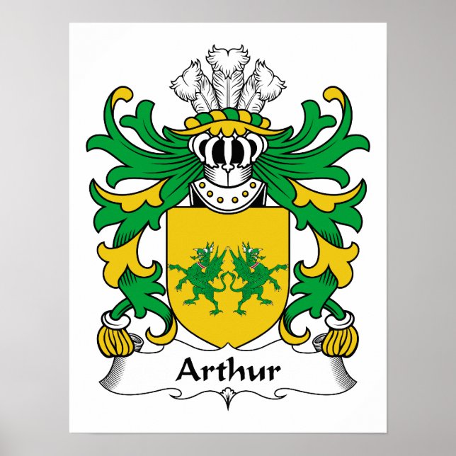 Arthur Family Crest Poster (Framsidan)