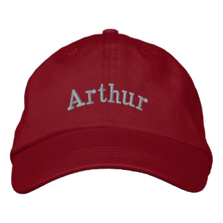 "Arthur" Hans Namn I Broderi, Broderad Keps