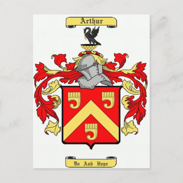 Arthur (irländsk) vykort (Framsida)