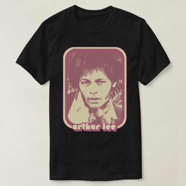 Arthur Lee Retro 60-talet Stil Fläkt Art Design T Shirt (Design framsida)
