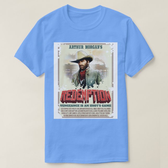 Arthur Morgan Redemption T Shirt (Design framsida)