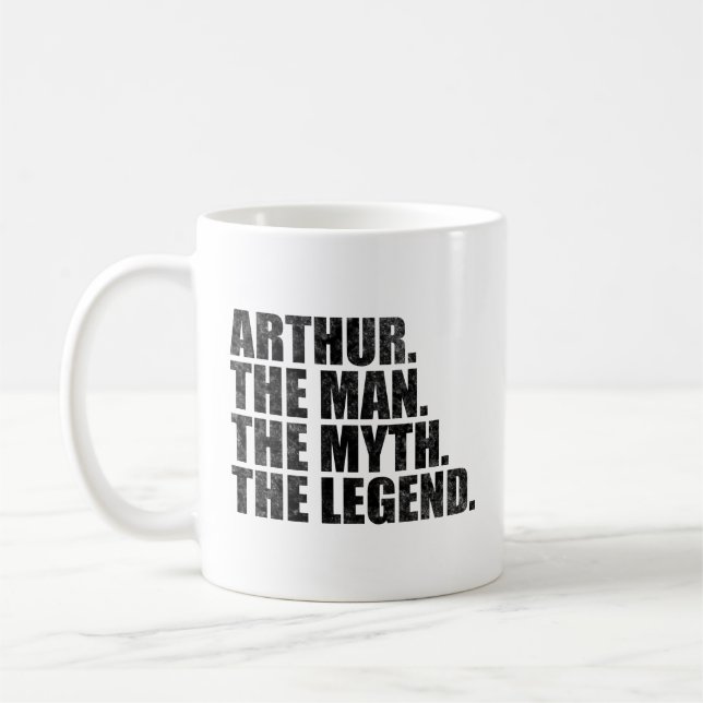 Arthur namn, Arthur Mannen Myten Legenden Kaffemugg (Vänster)