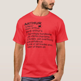 Arthur Namn Definition Arthur: Arthur Namn T Shirt