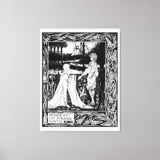 Arthur och den märkliga mantel canvastryck